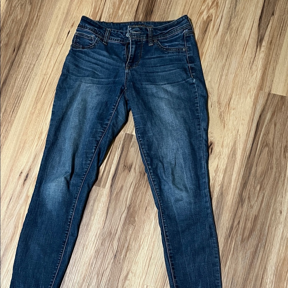 Maurices Dark Blue Skinny Jeans